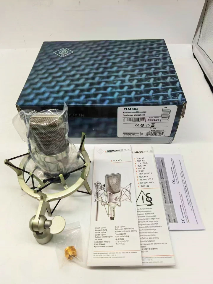 Neumann TLM 102 Large Diaphragm Condenser Microphone Studio Set w/ Shockmount US - Image 3 of 4