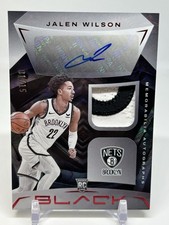2023-24 Panini Black - Rookie Autograph Jalen Wilson #RMA-JA Red /15