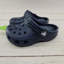Crocs Classic Clog Navy Blue Toddler Size C6 Sandal Shoes 206990-410