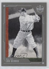 2022 Panini Diamond Kings Short Print Gray Frame Lou Gehrig #104 HOF 1gh7