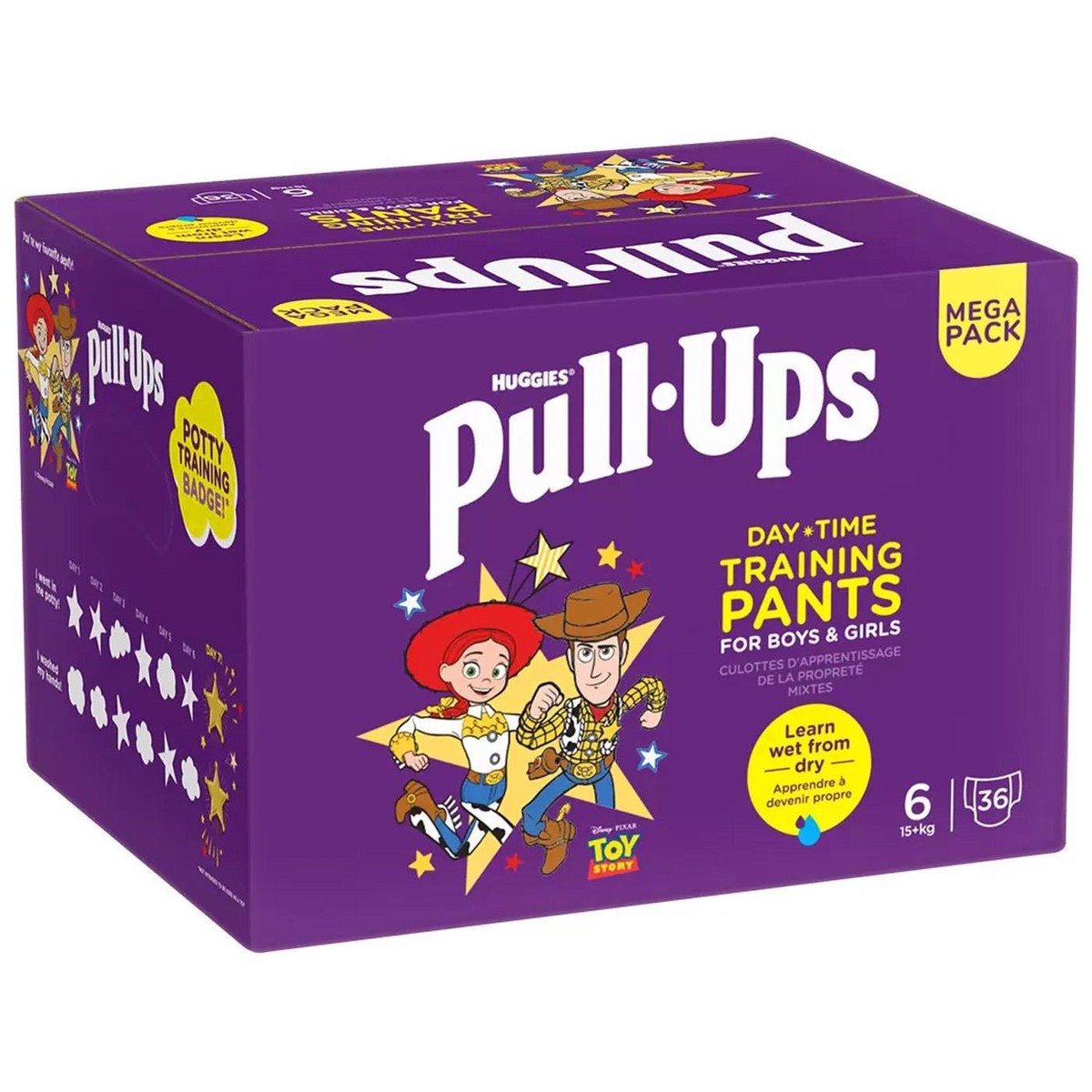 Huggies Pull-Ups Day Time Unisex Training Pants 15+kg Size Mega