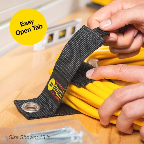 Heavy-Duty Straps (Assorted 12 Pack) - Hook and Loop Hanging Extension Cord O... - Picture 5 of 9