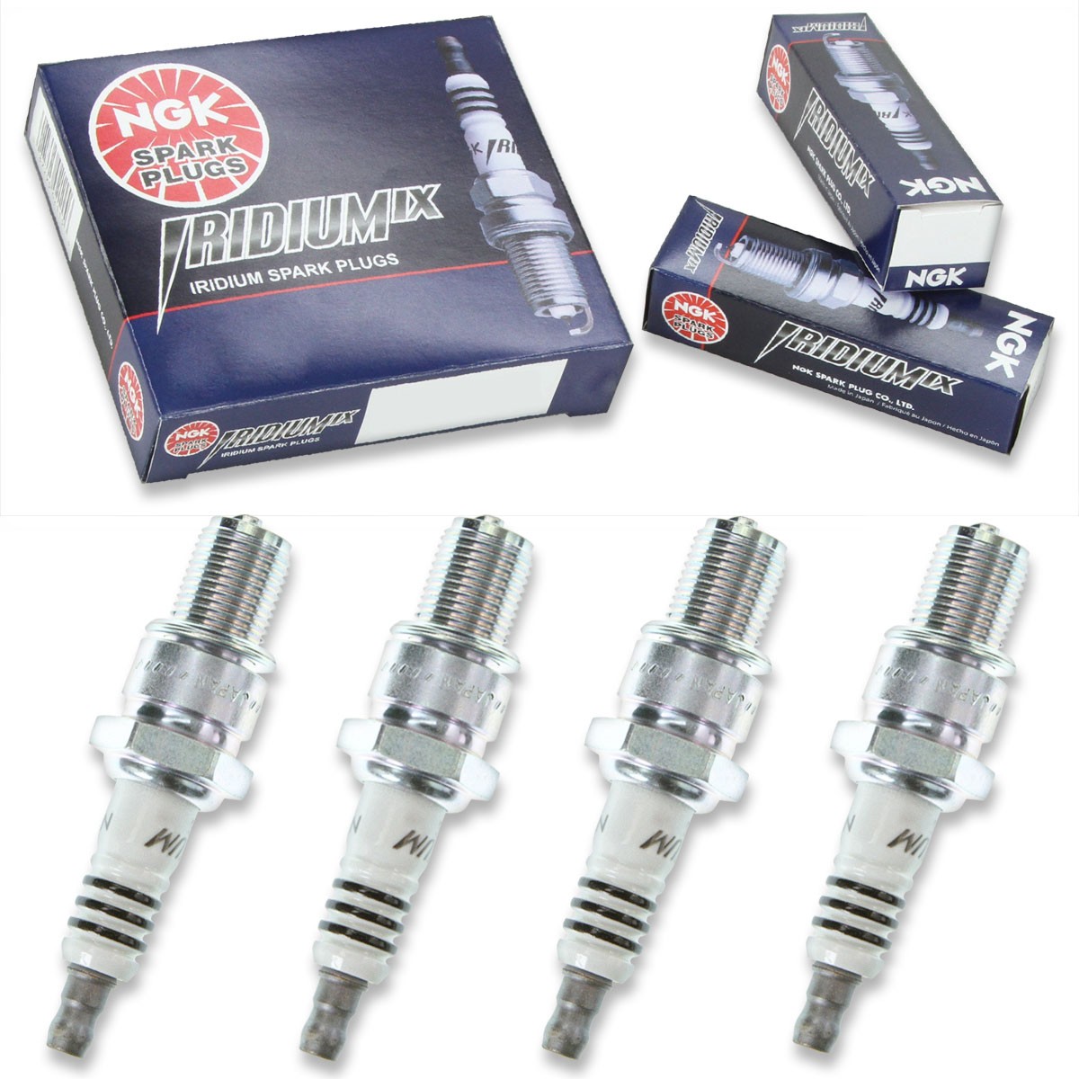 4pcs 05-06 Ski-Doo GSX 600 Limited NGK Iridium IX Spark Plugs 594cc 36ci Kit vd