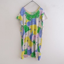 mina perhonen Sky Quilt Print Jersey Dress Size 38