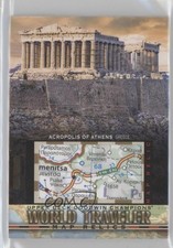 2018 Goodwin Champions World Traveler Map Relics Acropolis of Athens Greece x3c
