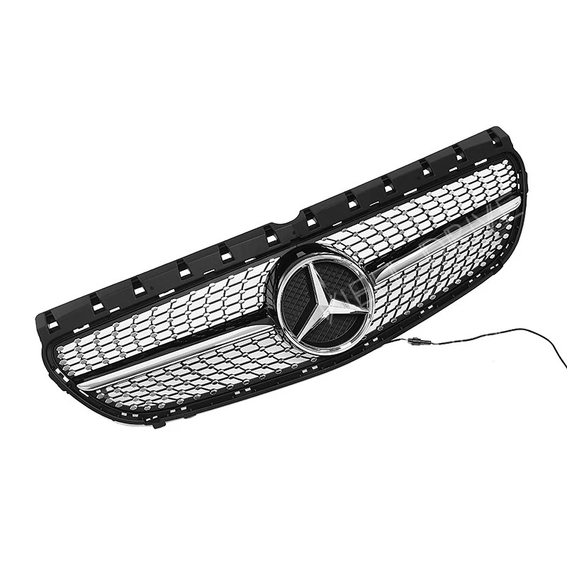 Front Bumper Grille W/LED Star For Mercedes Benz W246 15-19 B160 B180 B200 B250 - Image 4 of 4