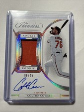 2023 panini flawless patch autograph signed Colton Cowser 06/25 Baltimore Rookie