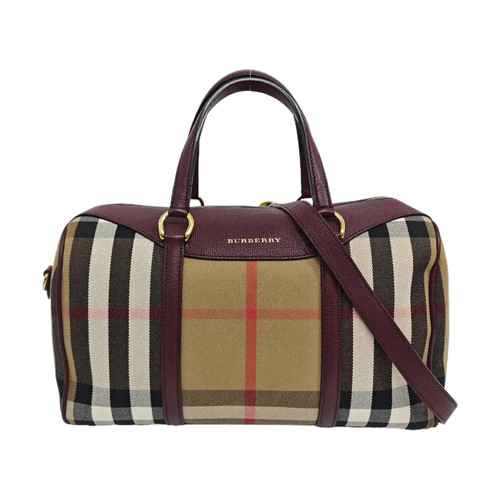 BURBERRY Alchester Handbags Cloth Brown Free Shipping | Duties Paid
