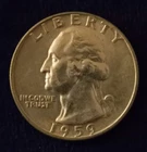 1959 D Silver Washington Quarter  Uncirculated Denver mint
