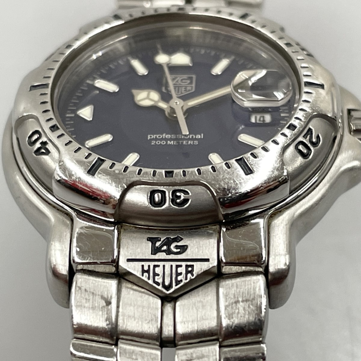 TAG HEUER WH1315-K1 Navy Wrist Size 14cm Ladies Used Watch #41018 