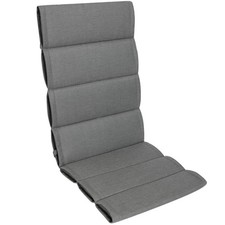 Herlag Gartenstuhlauflage Hochlehner-Polsterauflage Linnea 123x50x3cm Grau