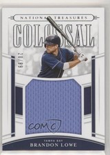 2020 Panini National Treasures Colossal Materials 20/99 Brandon Lowe #CM-BL 1b7