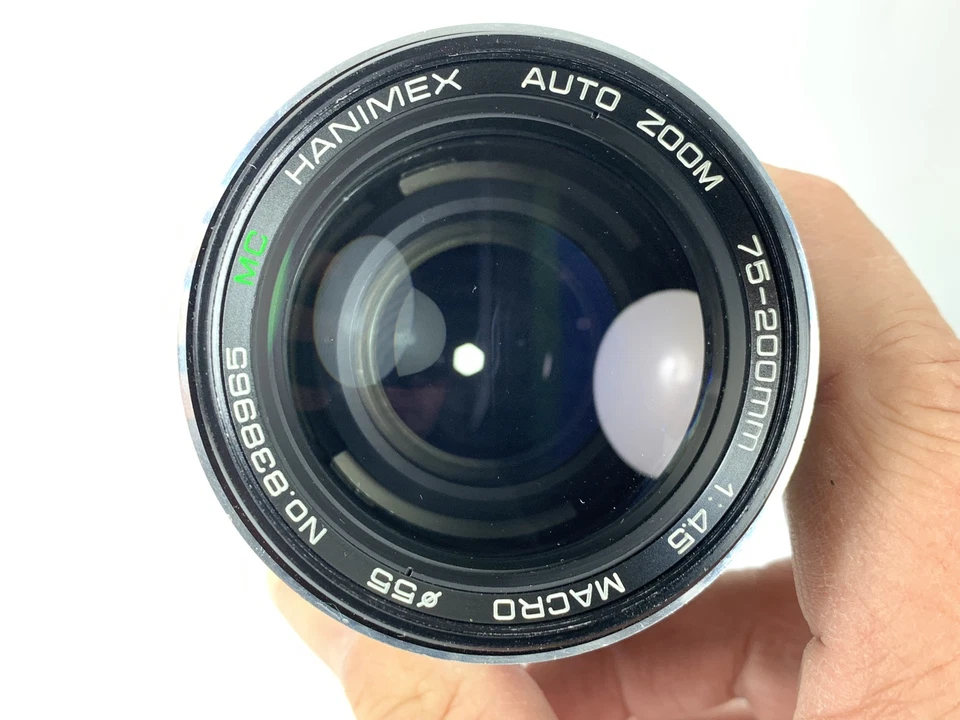 Hanimex 75-200mm f/4.5 MC Auto Zoom Macro Lens Pentax K mount 1980s Vintage - Image 3 of 4