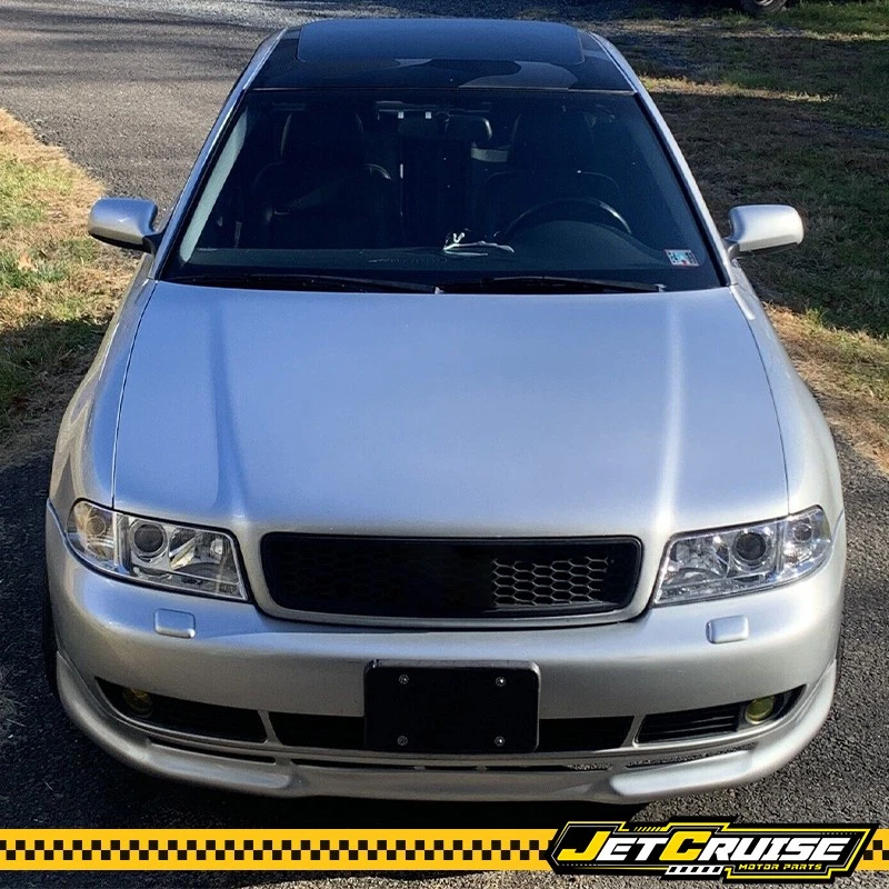 Se adapta a Audi A4 B5 1996-2001 tipo L estilo parachoques delantero alerón labial sin pintar PU Foto 2 de 4