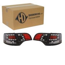 DIEDERICHS TUNING LED RÜCKLEUCHTEN SATZ KLARGLAS SCHWARZ passend für AUDI A4
