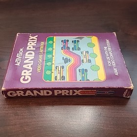 Grand Prix (Atari 2600, 1982) Complete In Box With Inserts Tested Working