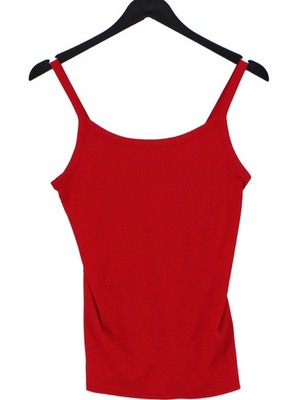 No Boundaries Damen T-Shirt M rot Polyester mit Elasthan Unterhemd