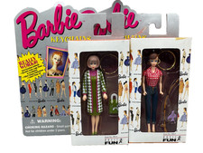BK b NIB BARBIE LOT OF 2 KEYCHAINS POODLE PARADE PICNIC