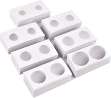 350Pcs Coin Holders Cardboard Coins Flips 2X2, 7 Sizes Collection Display Book f