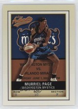2002 Fleer Authentix WNBA Murriel Page #70 0t2