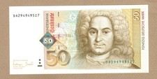 GERMANY FEDERAL REP.: 50 Deutsche Mark Banknote, (UNC), P-45, 02.01.1996,No Rese