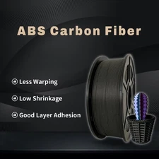 1KG ABS Carbon Fiber Filament 1.75mm,ABS Carbon Fibers,3D Printer Filament