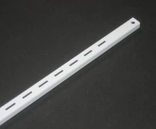 KV #80-WHITE-36"  WALL STANDARD, STEEL, WHITE EPOXY PAINT, 5/8" WIDTH, W/SCREWS