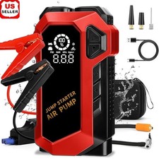 4 in 1 Car Jump Starter Power Bank Compressor LED Light Emergency Tool New