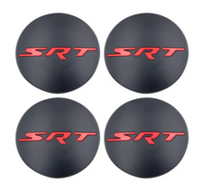 4x 63mm Srt Wheel Center Caps Black Red Emblem Hub Caps Dodge Charger Challenger 4x 63mm Srt Wheel Center Caps Black Red Emblem Hub Caps Dodge Charger Challenger