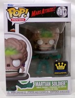 Funko Pop! 1877 Mars Attacks Martian Soldier Vinyl Figur Exclusive