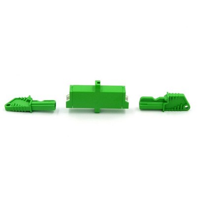 2-20dB E2000 /APC Fiber Adapter Connector Simplex Optical Fiber Coupler Plate