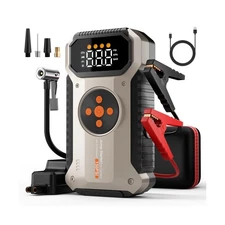 Portable Jump Starter with Air Compressor 5000A, 12V Car Charger Ju... Fast Ship