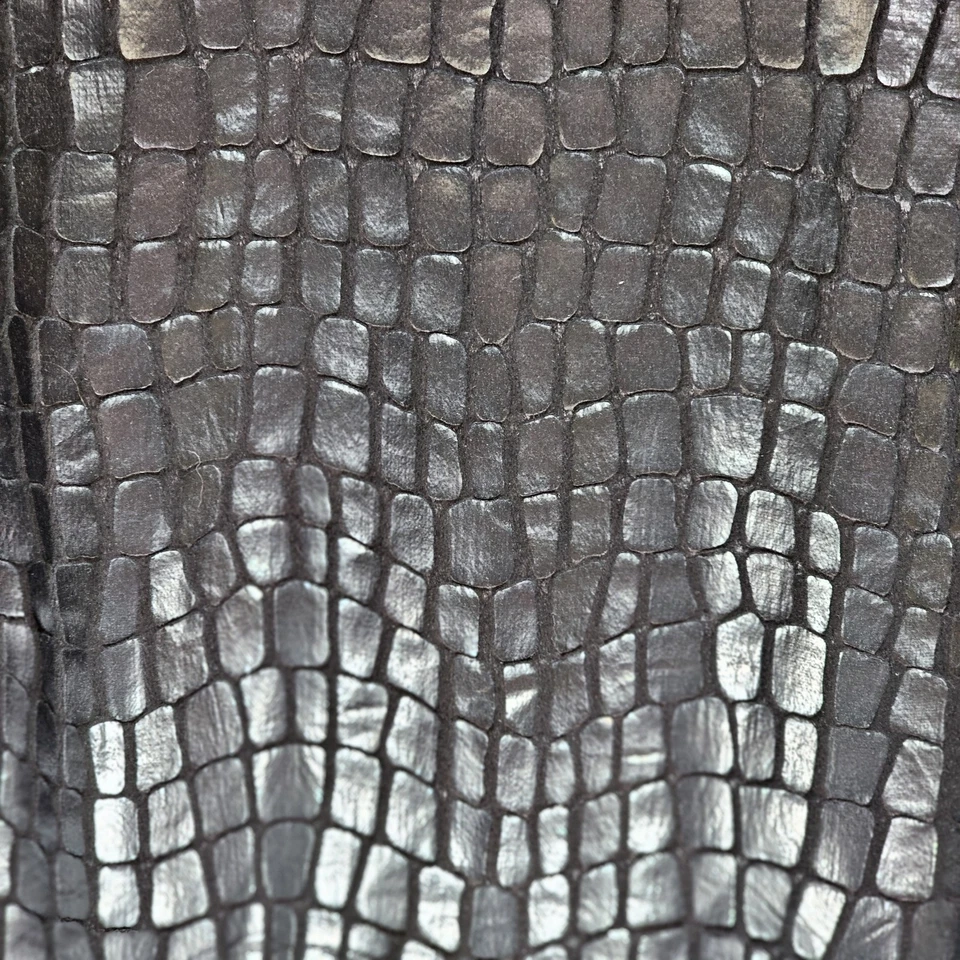 Vestido Anne Klein Negro Cóctel Imitación Cuero Top Sin Mangas Noche Hasta la Rodilla Foto 3 de 4