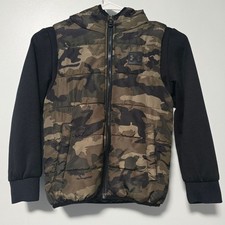 Under Armour Boys Hooded Vest Medium Lightweight Quilted Puffer Jacket, Zip-up,