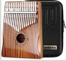 Moozica K17K 17 Keys Kalimba Thumb Piano with High-gloss Finish Solid Acacia Koa