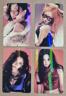 aespa dirtywork popmerch ラキドロホログラム 4枚セット aespa AESPA Single Dirty Work OFFICIAL HOTTRACKS EVENT HOLOGRAM