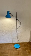 Vintage Ikea Stehlampe Blau G609 Late Mid Century 80er Jahre Postmodern