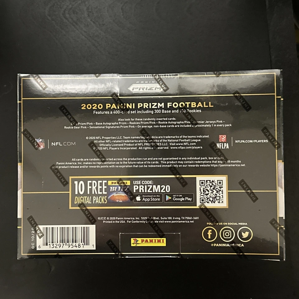 2020 Panini Prizm Football Mega Box FACTORY SEALED Burrow Herbert Hurts invest🏈 - Image 3 of 4