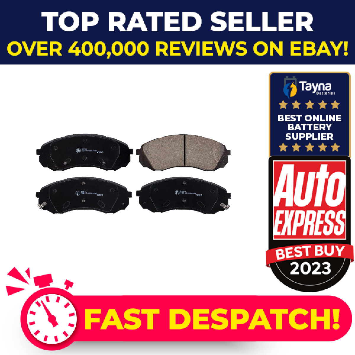Brake Pads Set fits KIA SEDONA Mk2 2.7 Front 2006 on G6EA Blue Print 581014DA00