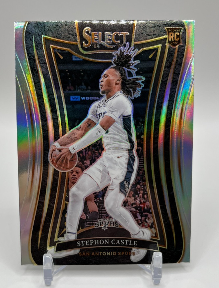 2024-25 Panini Select Stephon Castle Mezzanine #388 Silver Prizm (RC)