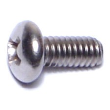 8-32 x 3/8" 18-8 Stainless Steel Coarse Thread Phillips Pan Head Machine Screws