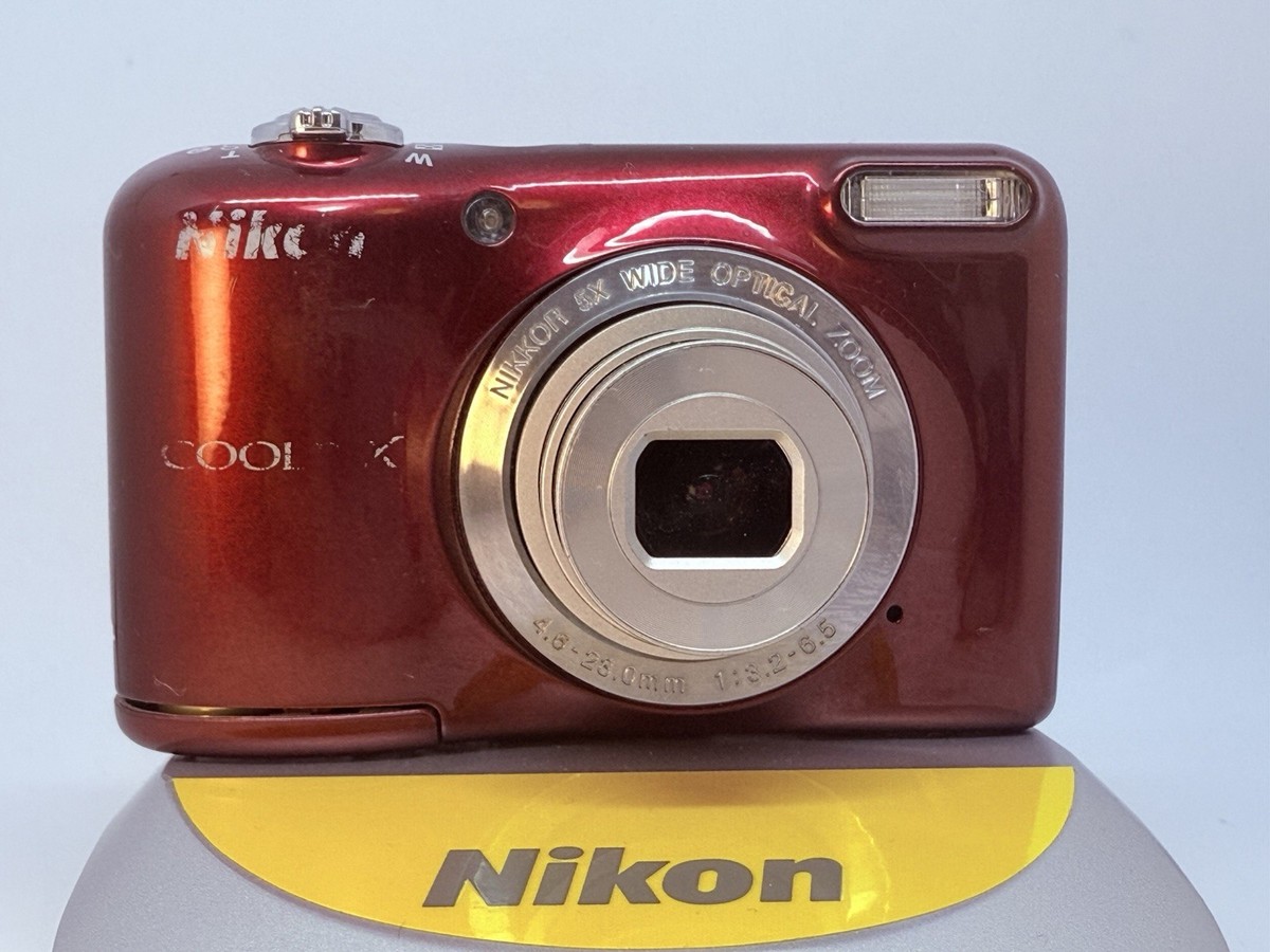 M339 ニコン COOLPIX L31 2015年 レッド ✨Near Mint✨ Nikon COOLPIX L31 Red 20.1MP Digital Camera Japan