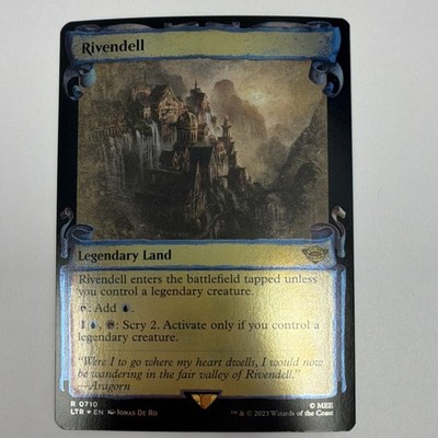 Wizards of the Coast Rivendell Foil Showcase Scrolls Rare Legendary Land EN