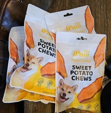 4X Sweet Potato Chews, Single Ingredient Dog Treats Vegetarian, All Natural Hum