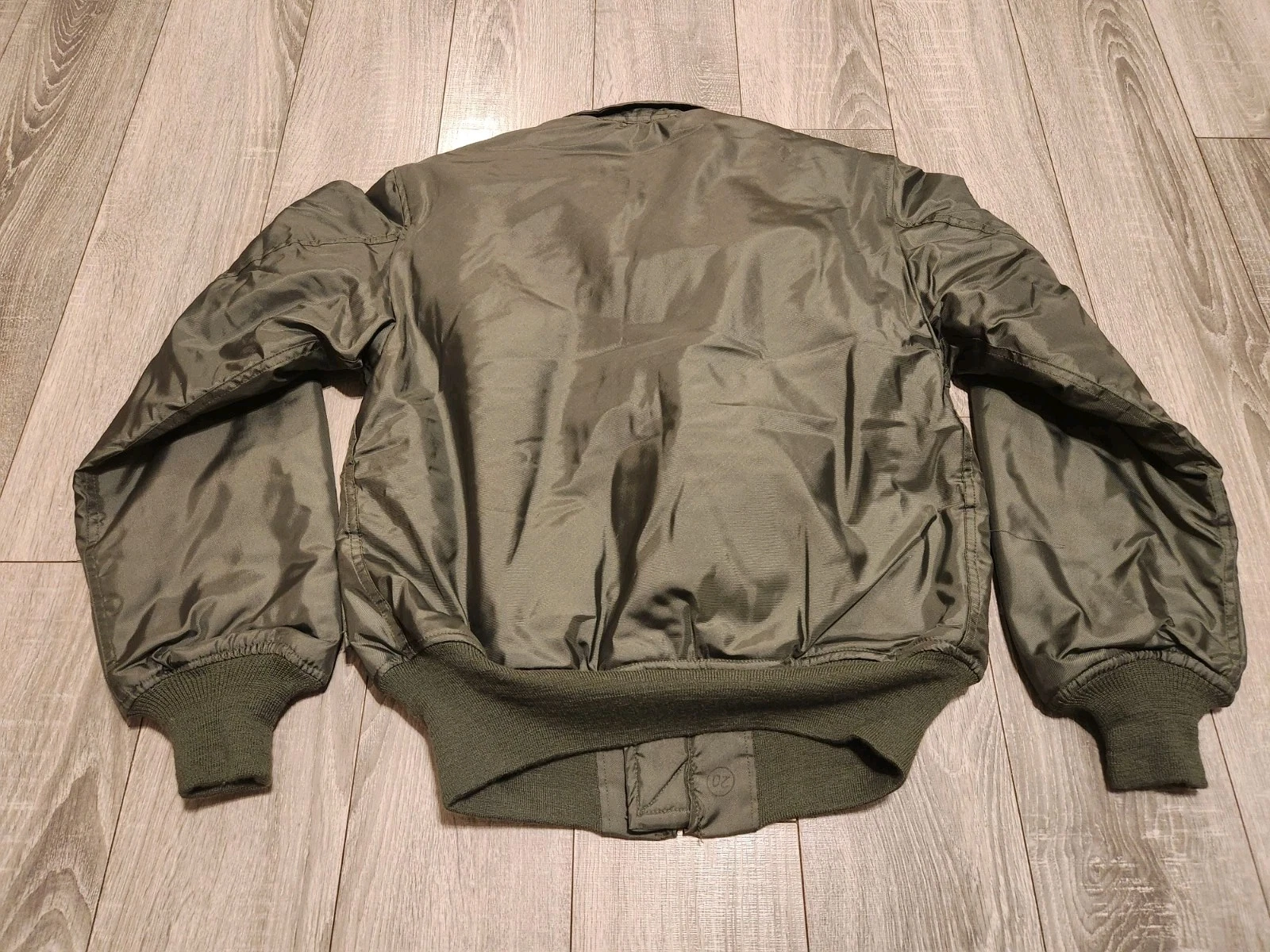 Valley Apparel US Navy Green Flight Jacket 45/P Cold Weather Sz S Fire Resistant - product detail image 6