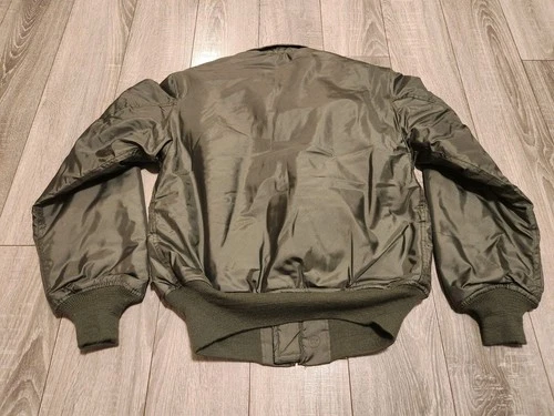 Valley Apparel US Navy Green Flight Jacket 45/P Cold Weather Sz S Fire Resistant image 6