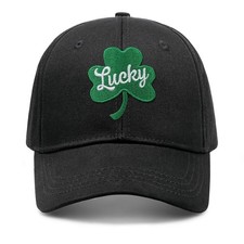 St Patricks Day Embroidered Trucker Hat for Men and Women Saint Pattys Shamro...