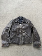 Vintage 1940s Era Men s Leather Jacket / Coat KK510