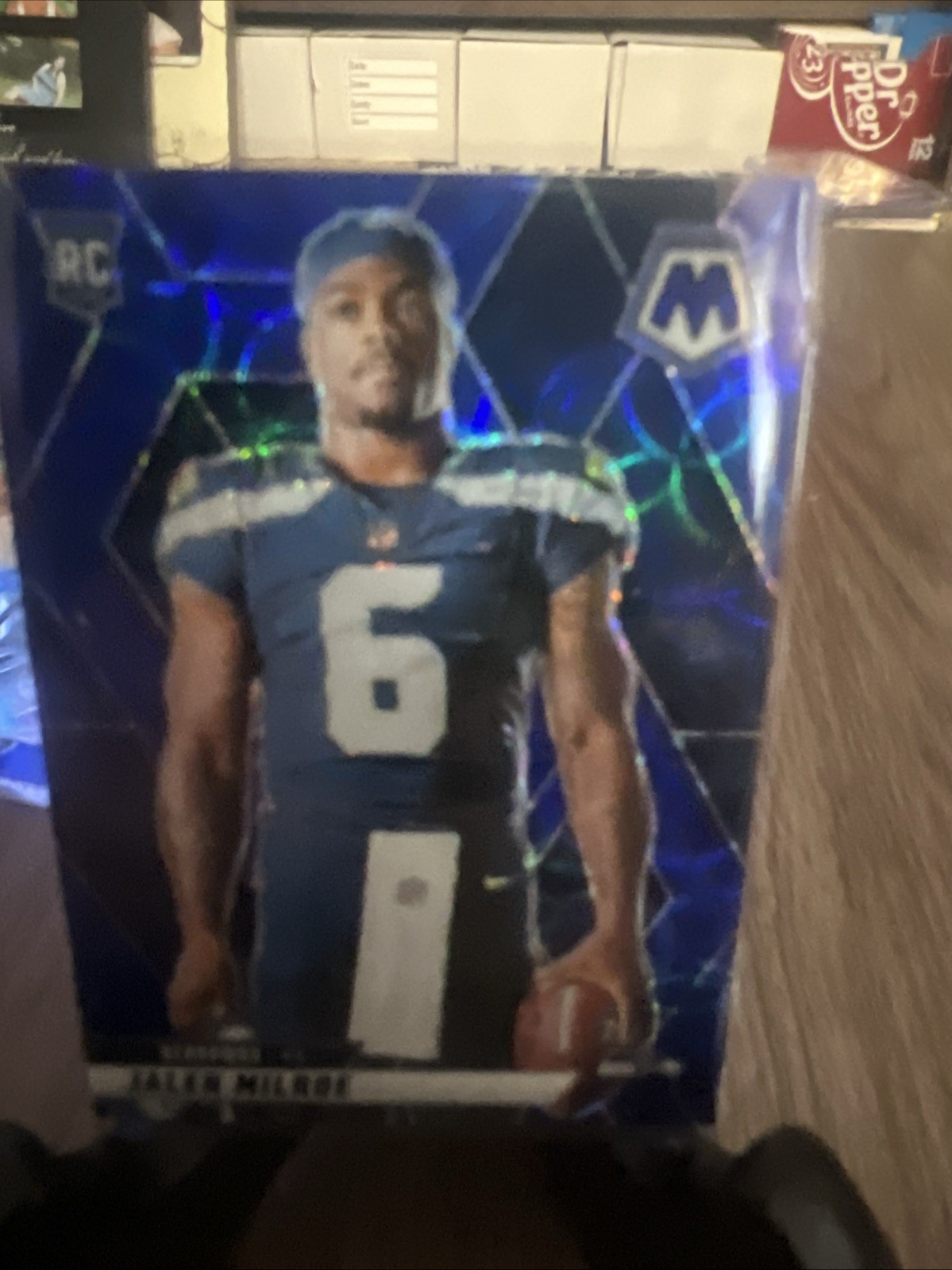 2025 Panini Mosaic Jalen Milroe (RC) Blue Scope Variation #283 - Seahawks