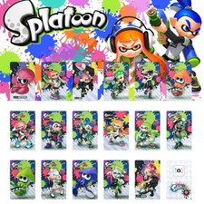 17 x PVC NFC Tag Game Cards Splatoon 2 Octoling Octopus For Switch BIG